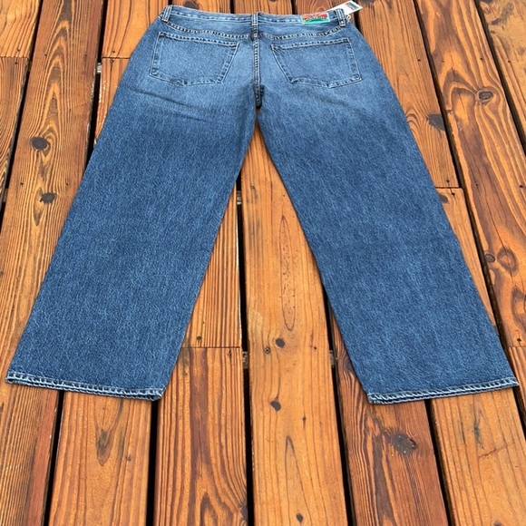 NWT Daily Blue by AG Mid Wash Jeans Style Love Pleated Straight Leg Sizes 27/31 - Picture 10 of 14